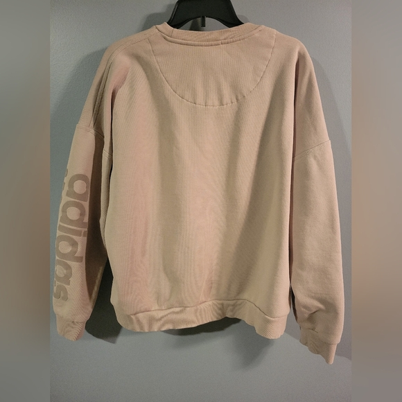 Adidas Sweatshirt Mens XL Taupe w/embossed adidas sportswear - Picture 6 of 13